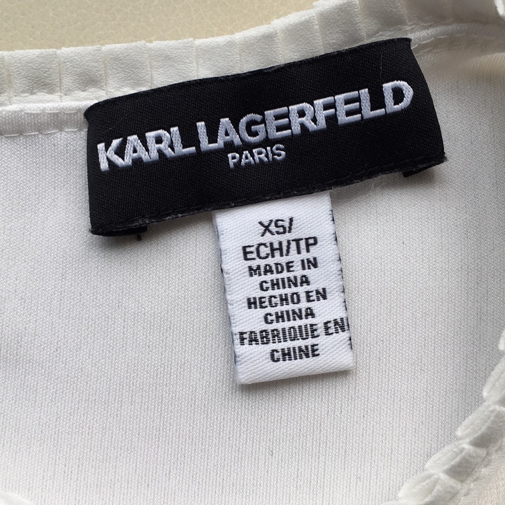 Elegant Karl lagerfeld sleeveless top - Picture 4 of 11